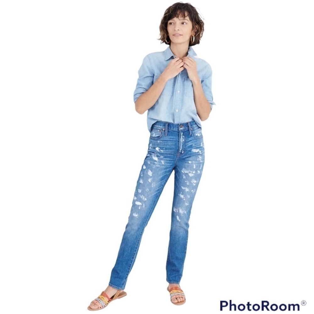 Madewell The High-Rise Slim Boyjean Painter Edition | NWOT 23-Runs big